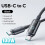 Joyroom 100W Fast Charging Cable USB Type-C to Type-C Cable with Automatic Power Off for /// B 2