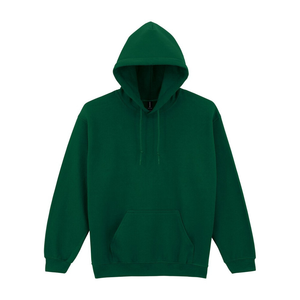 Gildan (M, Fan Dark ) Mens Hoodie Green