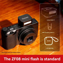 ZENIKO ZF08 Retro Flash Universal Hot Shoe for XT5 X100 XM5 ZVE10 A7M4 Z30 R8 Black