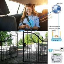 Tuya Zigbee Slimme Gordijnschakelmodule Sluit Rolgordijnen Sluiter Elektrische Motor voor Alexa Home(B)