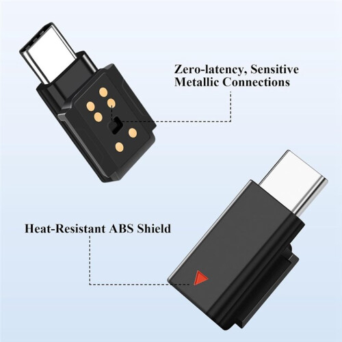 For  Mic 3 Adapter Mobile Phone Type-C Phone Wireless Microphone Receiver Microphone Adapter Microphone Accessories 1