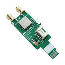 RF 3-in-1 Board for M5Stack Cardputer V1.1, NRF24L01+ PA/LNA & CC1101 Sub-GHz Transceiver with MicroSD Slot, Plug &
