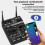 Console de Mixagem de Áudio de 4 Canais com Microfone Sem Fio USB  Reverb Microfone para DJ PC Record 6