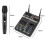 Console de Mixagem de Áudio de 4 Canais com Microfone Sem Fio USB  Reverb Microfone para DJ PC Record 8