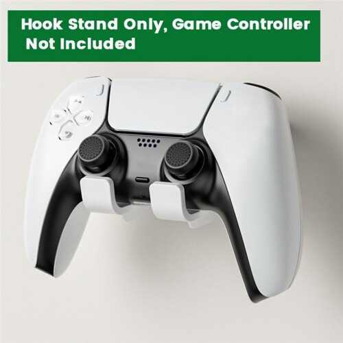 Hook Bracket with Leveling Device for  Xss Gamepad Universal Wall Mount Bracket for /PS5 Gamepad White 2