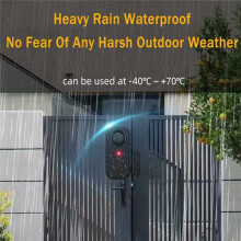 Wireless Outdoor Door Window Magnetic Alarm Sensor Waterproof Monitor Burglar Anti Theft Alarm Home Security