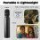 Draadloze -Handmicrofoon, Draagbare Karaokemicrofoon met Condensator voor Audioconferenties Thuis 3