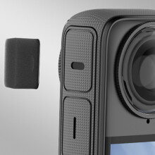 Custodia per microfono e copri vento con confezione trasparente per fotocamere d'azione X2 X3 X4 X5