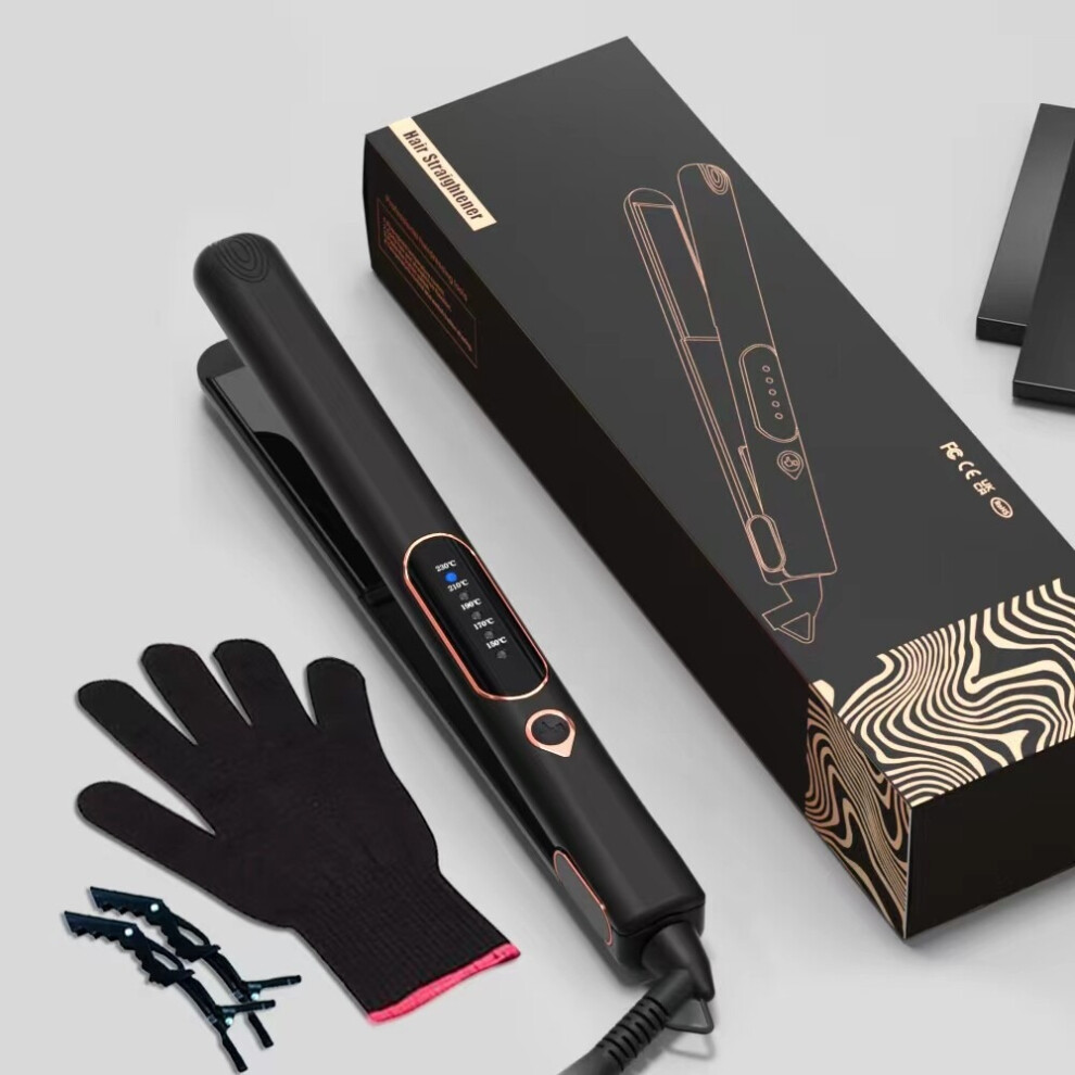 Kipozi 2 In1 Hair Straighteners Ceramic Plates Straightener Curler Hair Styler