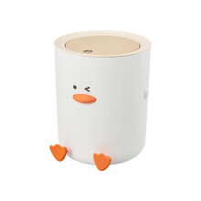 Poubelle décorative en forme de canard avec couvercle en