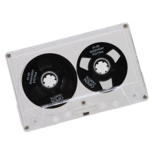 Nastri vuoti per audiocassette Reel to Reel, 50 minuti, doppia faccia, in metallo, nero