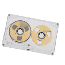 Bande magnétique vierge pour bobine à bobine, 50 minutes, en métal, enregistreur sonore, doré