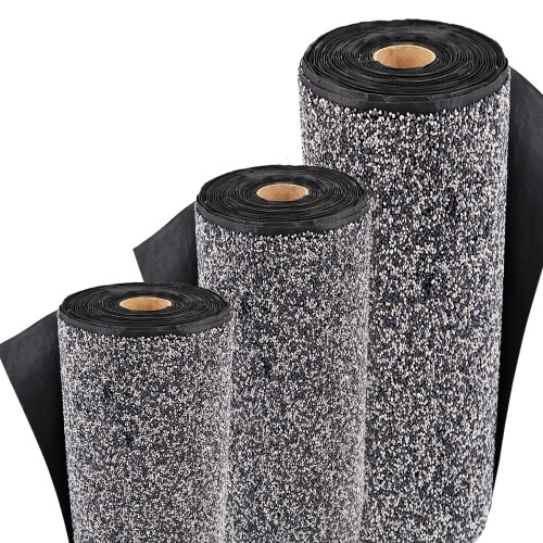 Stone liner 1 m x 0.4 m wide For Pond edge Watercourse Pond liner Gravel liner Grey