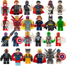 24pcs Minifigures Spiderman Heroes Kids Toys