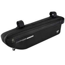 WEST BIKING Bike Bag 2.6L Large Capacity Front Frame Top Tube Under Bag Waterproof Wear-Resistant Bicycle Bag Black