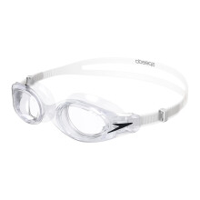 (One Size, Clear/White) Speedo Mens Hydrosity 2.0 2024 Swimming Goggles