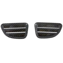 2 Stuks voor  Pajero Sport Montero Shogun Sport 16-20 ABS Interieur Front Upper Air Vent Outlet Cover Trim