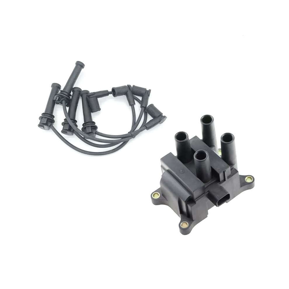 1Set Ignition Coil +Ignition Wire Set For Focus 12 15 1.6 Ecosport Escort Fiesta 13 1.5 Ys6f12280b1a Cm5g12029fc 6033189755052