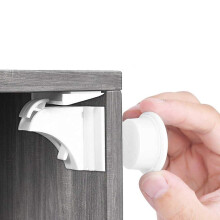 Child Safety Magnetic Cabinet Locks(20 Locks 3 Keys), Baby Proof, No Tools Or Screws Needed - Norjews
