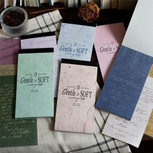 180 Fogli di Carta per Scrapbooking con Decorazioni Vintage, Carta per Decoupage Gentle Monologue, Carta per Scrapbooking con Promemoria Scrivibile