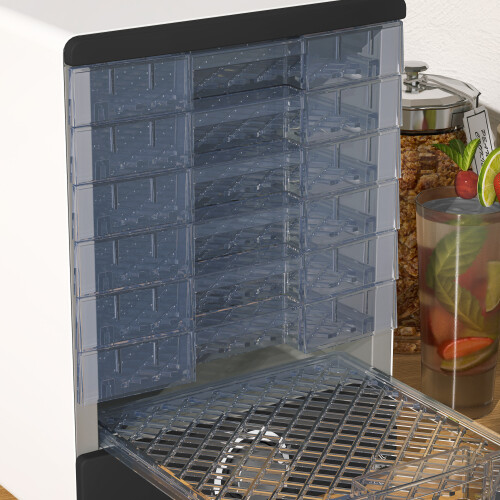 Seven Tray, 40-70C Food Dehydrator - White 1
