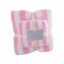 Ensemble de Serviettes de Bain Serviettes de Bain à Séchage Rapide, Serviettes de Bain Absorbantes Douces en Velours Corail pour Adultes Visage C