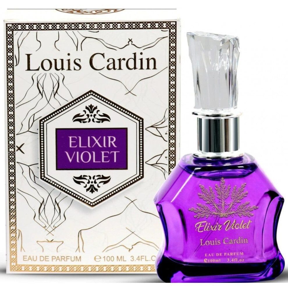 Louis Cardin Elixir Violet Eau De Parfum 100Ml - Image 3