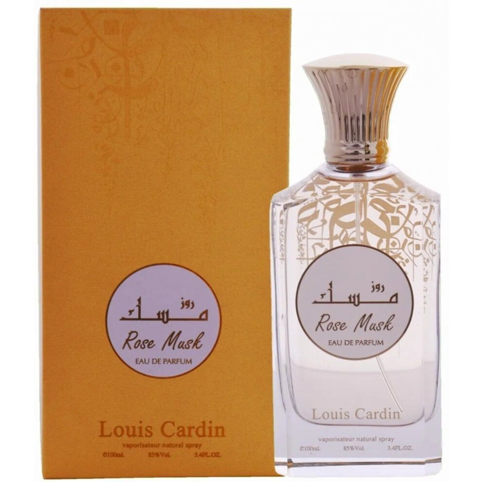 Louis Cardin Rose Musk Eau de Parfum 100ml Spray for Her - Image 7