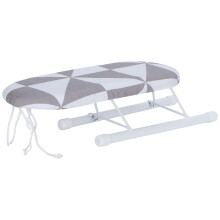Foldable Ironing Board Heat Resistant for Efficient-Grey Square
