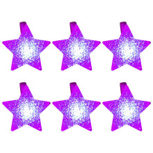 Set mit 6 bunten LED-Lichtarmbändern, Zubehör,-Lila A