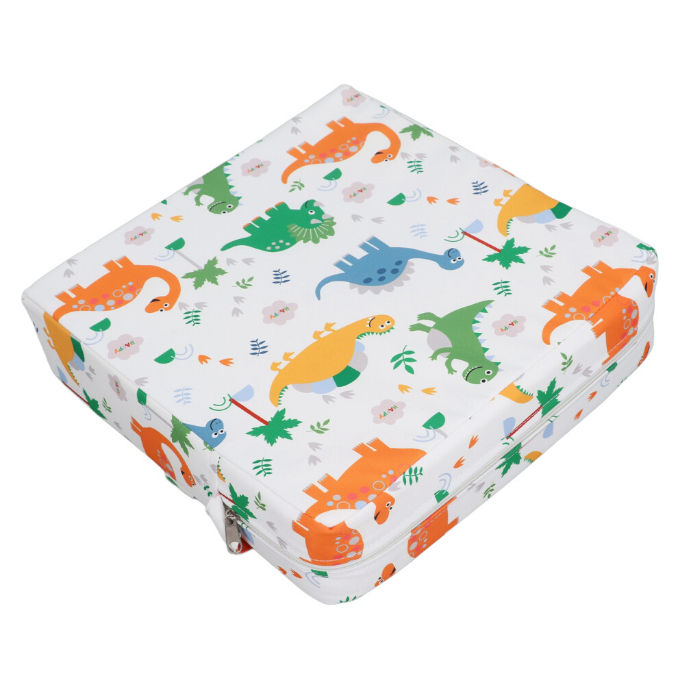 Portable Child Seat Booster Cushion 32X32x8cm, Non-Slip, Washable White