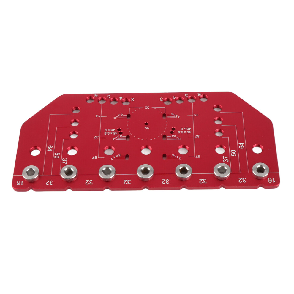 All-Metal Shelf Pin Hinge Jig With 1/4In & 5Mm Drill Bits For Woodworking 4971385381311