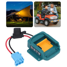 Kit d'adaptateur pour jouet à pédale pour enfants pour batteries BL1850/1860, bleu 18V