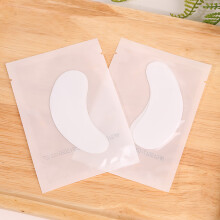 Hydrogel-Augenpads für Wimpern, 50 Stück, Weiß, 7 x 3,3 cm