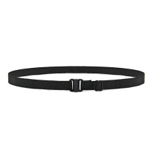 Elastischer Gürtel, einfaches-Schwarze vordere Schnalle