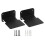 Space Saving Floating Shelf Black Metal For Organized Home 1