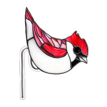 Leichter Acryl-Pflanzgefäßeinsatz in Vogelform, leuchtende-4
