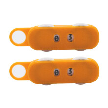 Reihenzähler zum Stricken mit ergonomischem Gummigriff-Orange