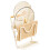 Efficient Vertical Storage Solution Wall Mounted-cream color 1