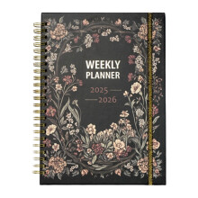 2026 Wochenplaner, Notizbuch,-Morning-Glory-Kranz