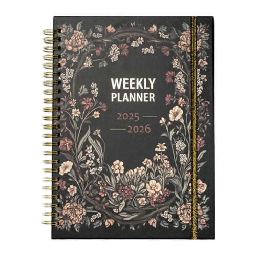 2026 Wochenplaner, Notizbuch,-Morning-Glory-Kranz