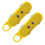 Outil de comptoir de tricot en caoutchouc PET, utilisation-Jaune 1