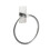Strong Adhesive Towel Rings for Bathroom Wall Mounting-Silver 1