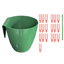 Gartenbaubecher aus lebensmittelechtem Material. Luftlöcher-L 6