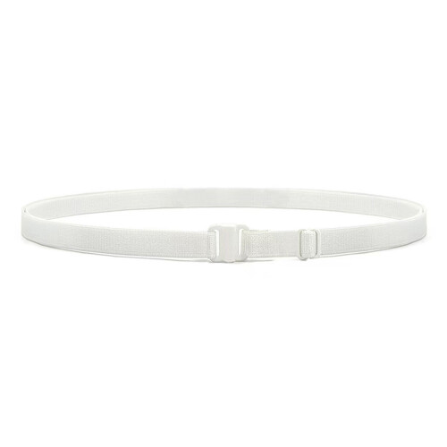 Adjustable Elastic Belt For Kids To Adults-White front buckle