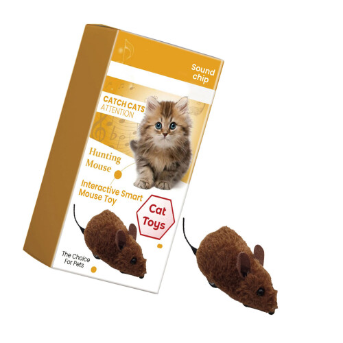 Cat Toy Interactively Realistic Mouse Toy for Cat Alone-1pc
