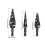 Professionele multi-size conische boorset verzinkboorbeitels 2