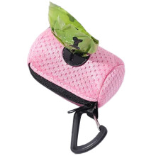 Distributeur de sacs à excréments pour animaux de-Rose