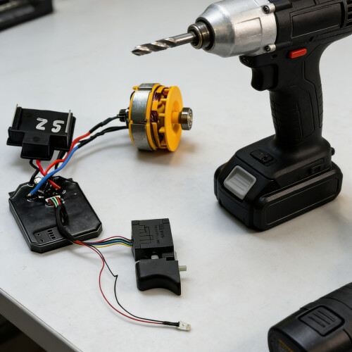 Tableau de commande électrique, assemblage de moteur sans 1