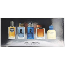 (4x5ml) Dolce & Gabbana (m) Mini Set 4x5ml (devotion Edp + K Edt + K Edp + The One) + Light Blue Pour Homme Edt 4.5ml